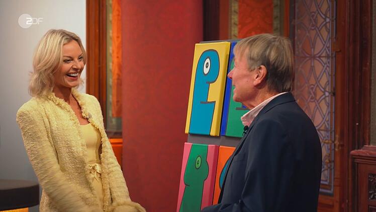 Für 10.000 Euro bekommt Susanne Steiger vier Bilder von Thierry Noir.