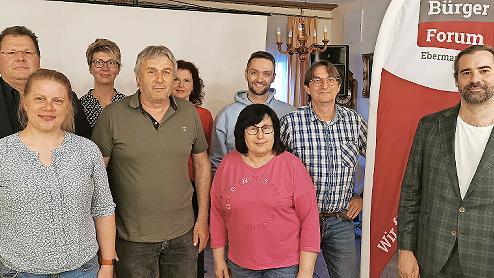 Der neues Vorstand des Bürgerforums ist gewählt.