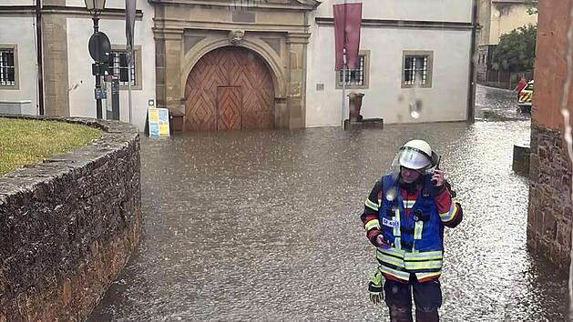 M&uuml;nnerstadt: Unwetter legt Schwachstellen offen.