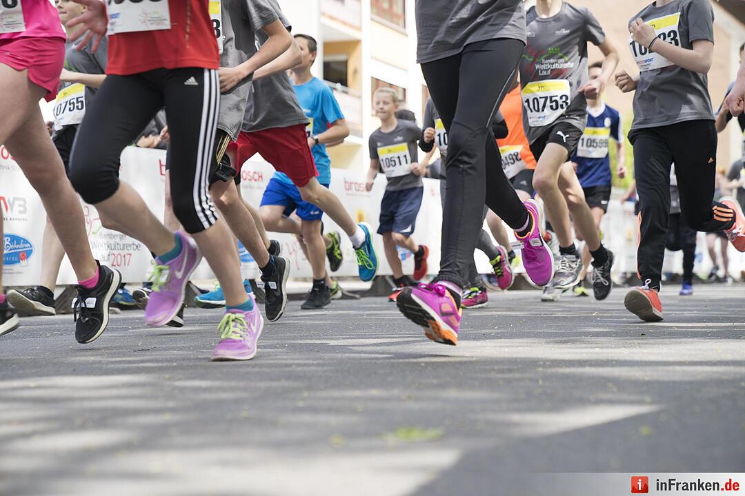 Weltkulturerbelauf 2017 in Bamberg: Der Stadtwerke Schüler-Lauf