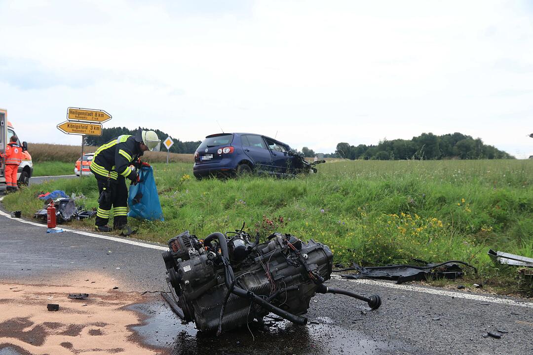 Schwerer Unfall im Landkreis Bamberg