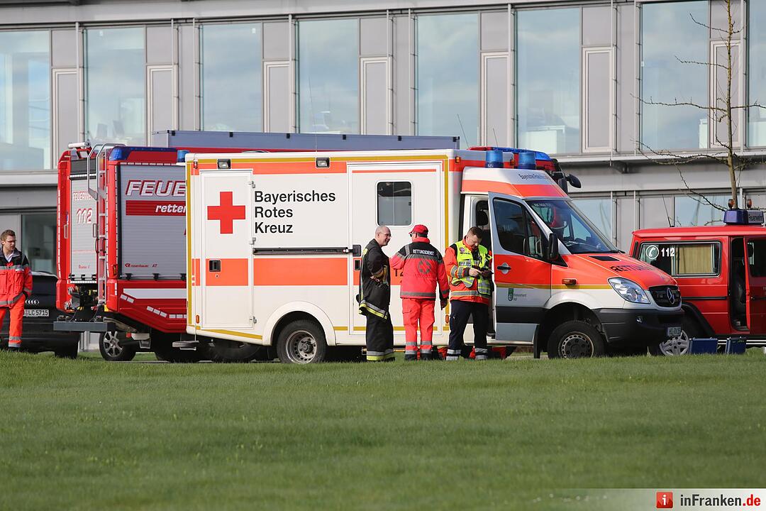 Feuerwehreinsatz bei Firma in Helmbrechts