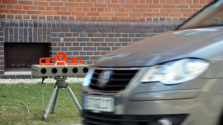 Beim Blitzmarathon wird auch im Landkreis Kulmbach an f&uuml;nf Stellen kontrolliert. Foto: Archiv