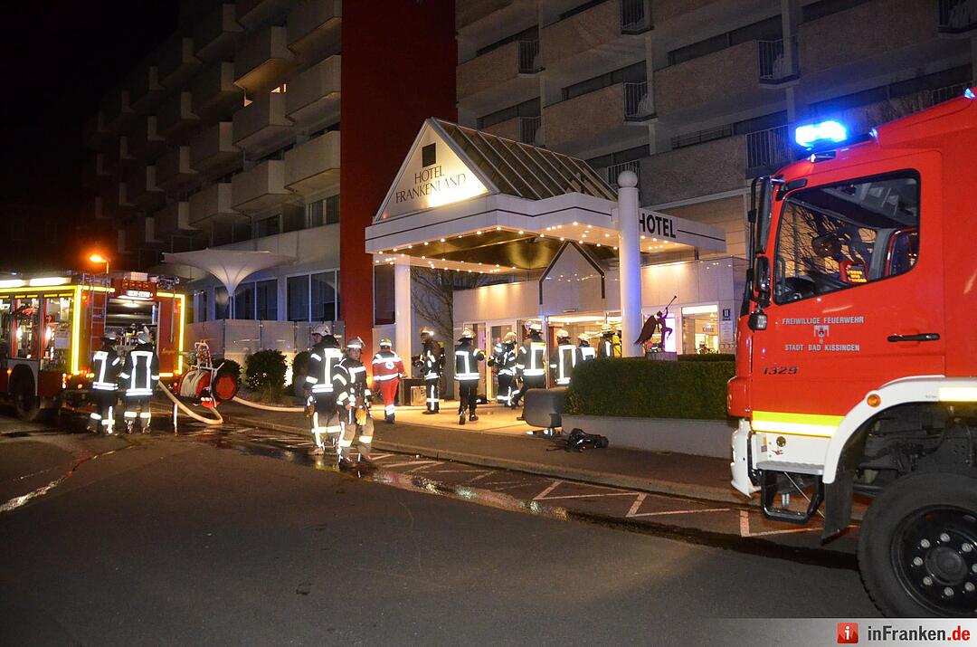 Hotelbrand in Bad Kissingen: 130 Gäste evakuiert