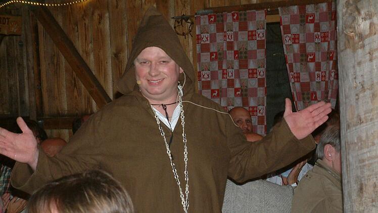 Martin Bittruf aus Gehülz als Mönch Barnabas überzeugte über die volle Distanz. Foto: Hans Franz