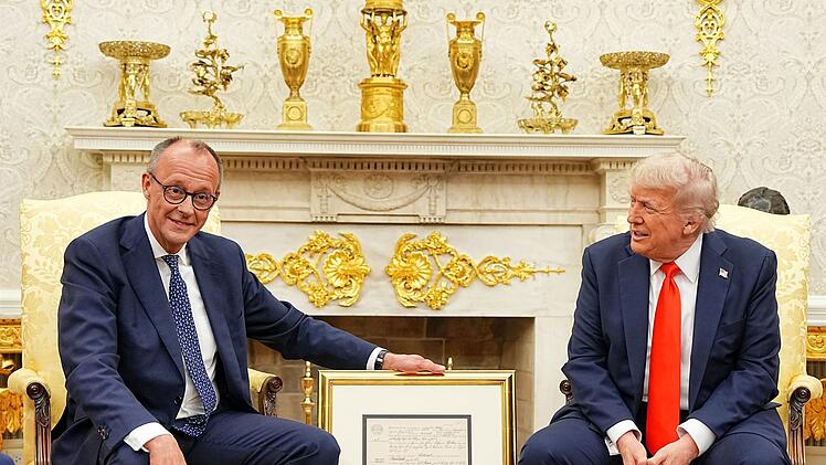 US-Präsident Trump empfängt Bundeskanzler Merz