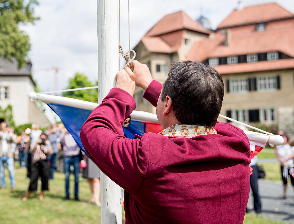Heimf&uuml;hrung der Braut des F&uuml;rsten Castell-R&uuml;denhausen