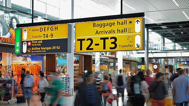 Pünktlich zum Gate ist ein Muss.