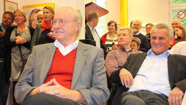 Heinz Köhler (links) und Oswald Marr in der ersten Reihe.