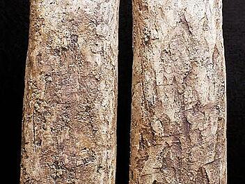 Auch diese beiden Keramikfiguren sind in der "Villa" zu sehen.  Foto: privat