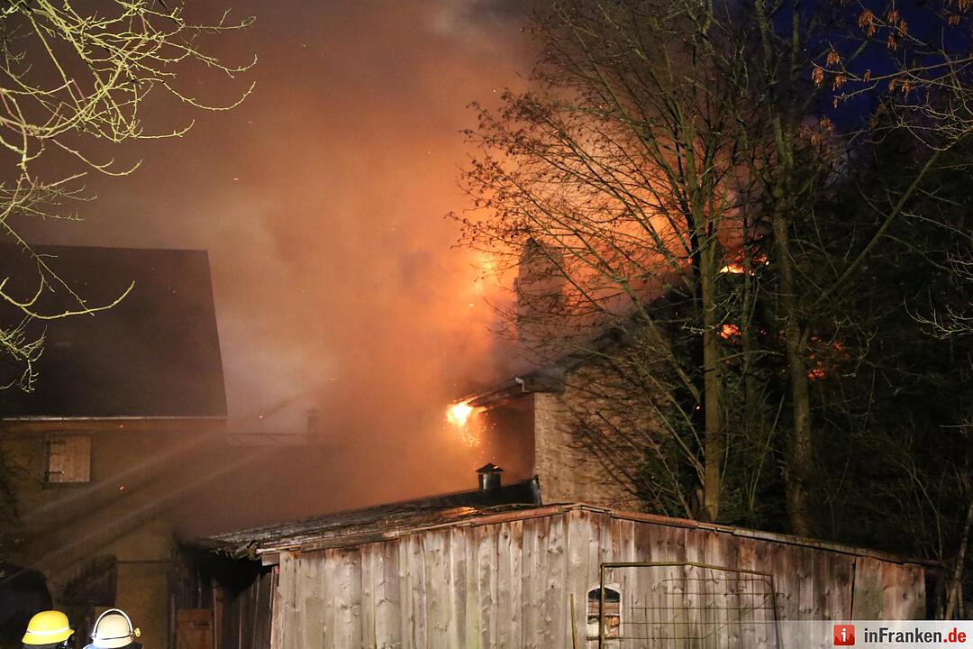 Grossbrand im ehemaligen Kinosaal in Kirchenlamitz