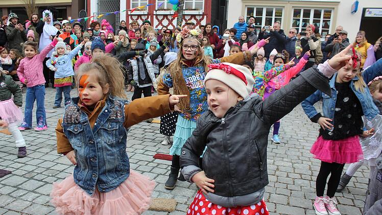 Der Spaß beim Tanzen stand den Kindern ins Gesicht geschrieben.  Fotos: Markus Häggberg