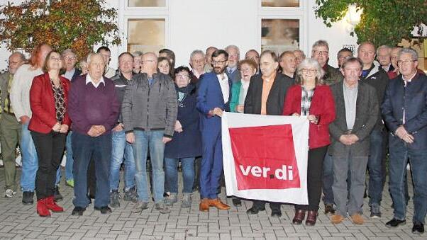 Die Gewerkschaft Verdi zeichnete langjährige Mitglieder für ihre Treue aus. Foto: Sonny Adam