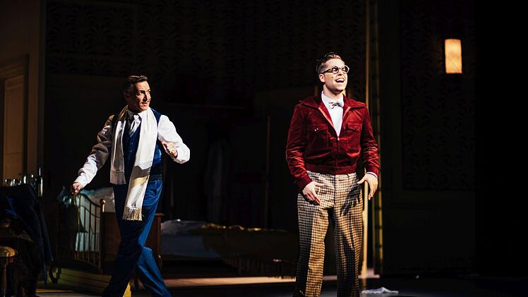 In der Inszenierung von Felix Seiler feierte das Musical "Otello darf nicht platzen" seine Coburger Erstaufführung am Landestheater.Foto: Sebastian Buff