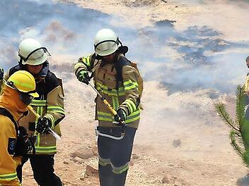 Wie müssen sich Feuerwehrleute im Einsatz bei Vegetationsbränden verhalten? Ein Seminar gab Antworten darauf.