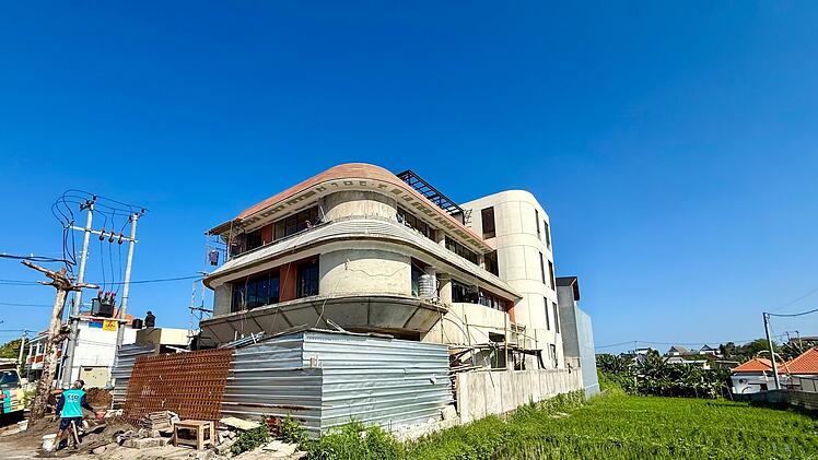 Baustelle in Canggu auf Bali