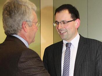 Martin Schöffel (rechts) setzte sich gegen Ludwig von Lerchenfeld durch. Foto: Archiv/Stephan Tiroch