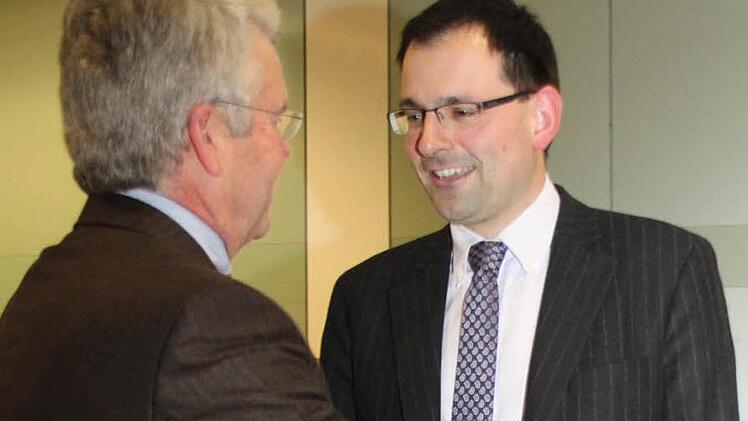 Martin Schöffel (rechts) setzte sich gegen Ludwig von Lerchenfeld durch. Foto: Archiv/Stephan Tiroch