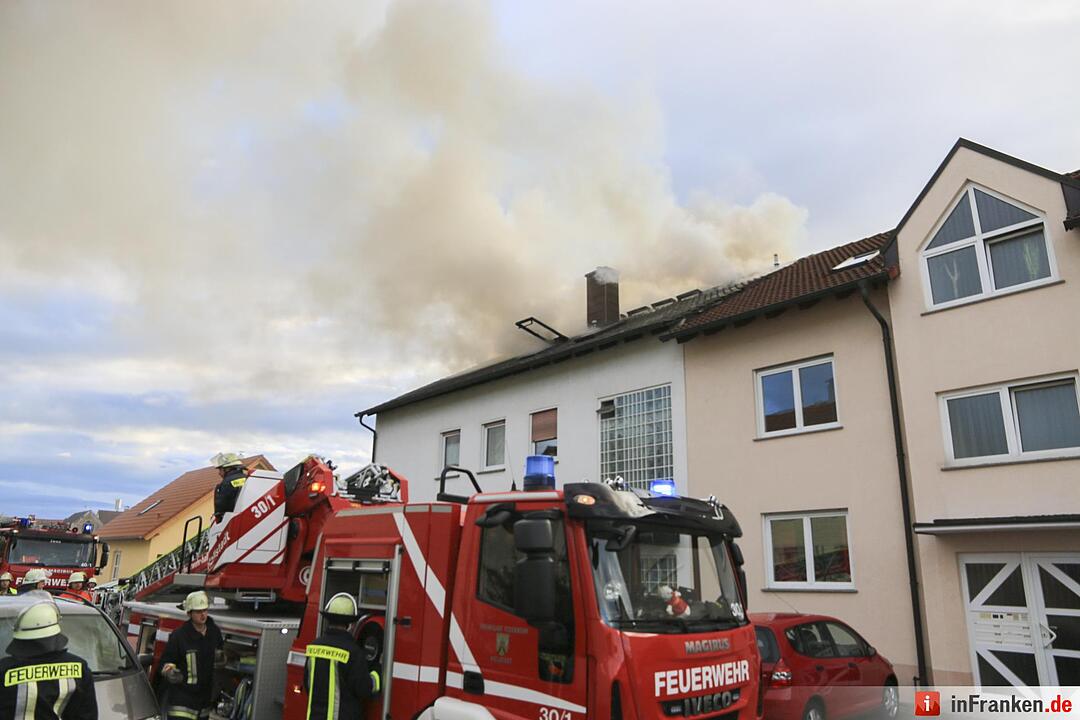 Brand in Hallstadt