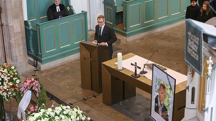 Impressionen von der Trauerfeier für Horst Kühne in der Petrikirche Foto: Barbara Herbst