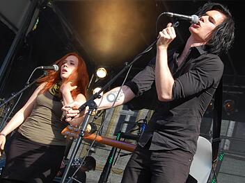 Petty Tyrant gehörte zu den fünf Bands aus dem Raum Lichtenfels, die beim Kreisjugendfest auftraten. Fotos: Rolf Krebs