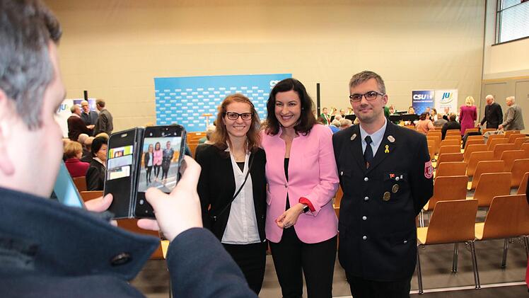 Szenen vom Hammelburger Neujahrsempfang der CSU. Foto: Ralf Ruppert