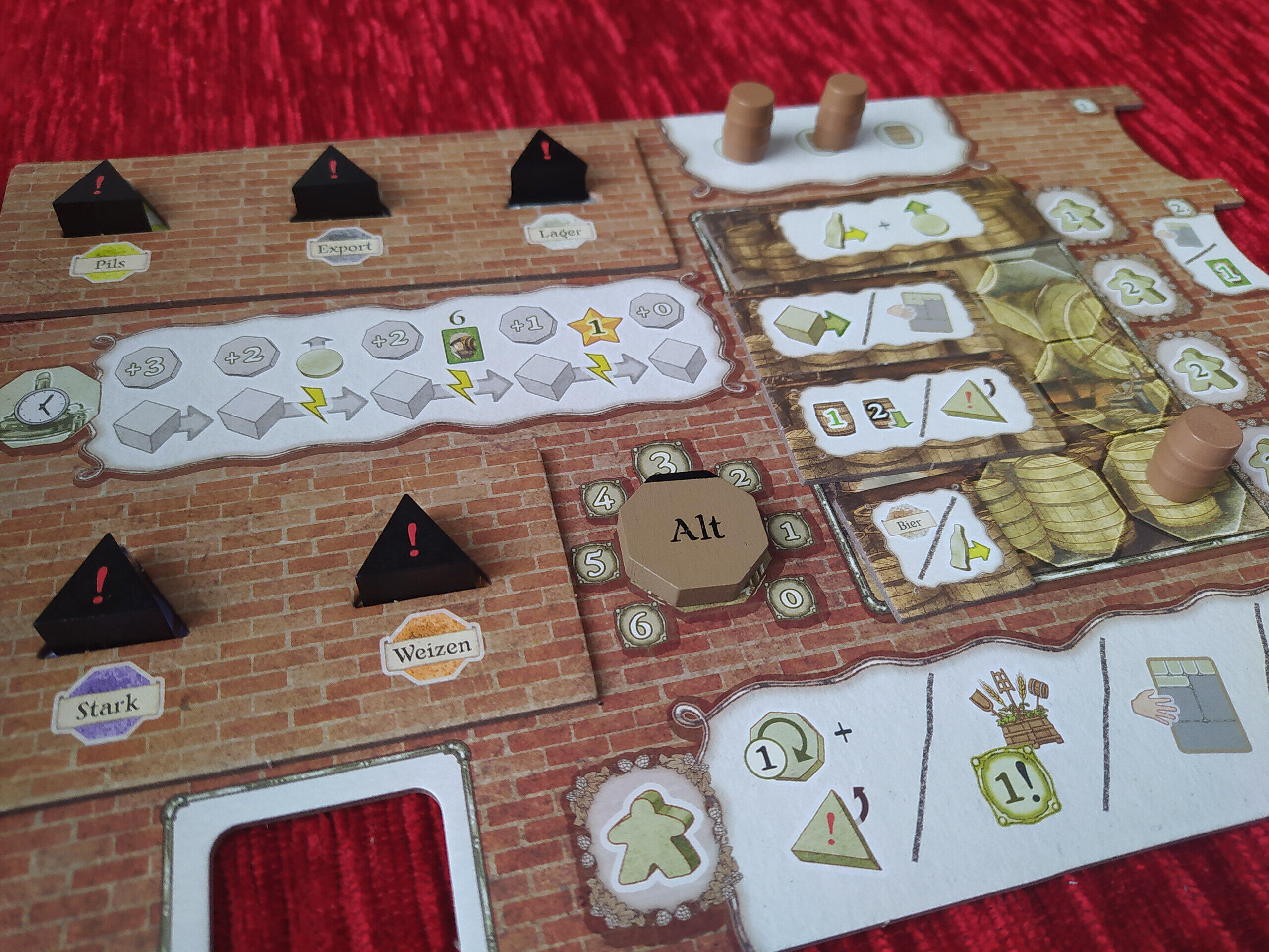 SpieleTest "Bier Pioniere" Mit Malzfabrik, Export und Weizen zur Großbrauerei