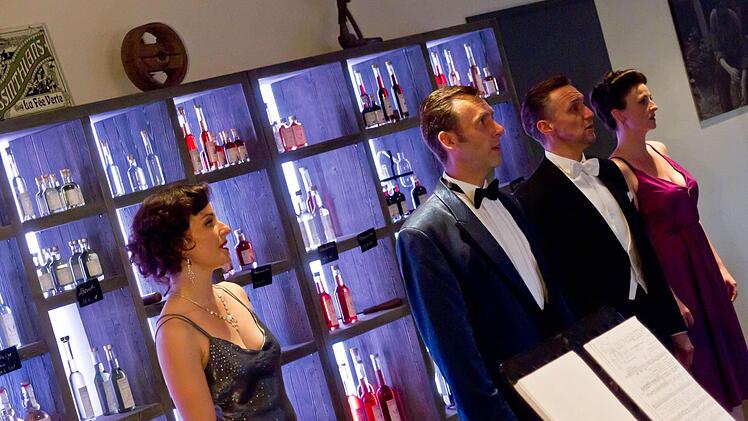 "Die Nostalgiker" gastierten in der "Destillerie Möbus" in Bad Rodach.Foto: Jochen Berger