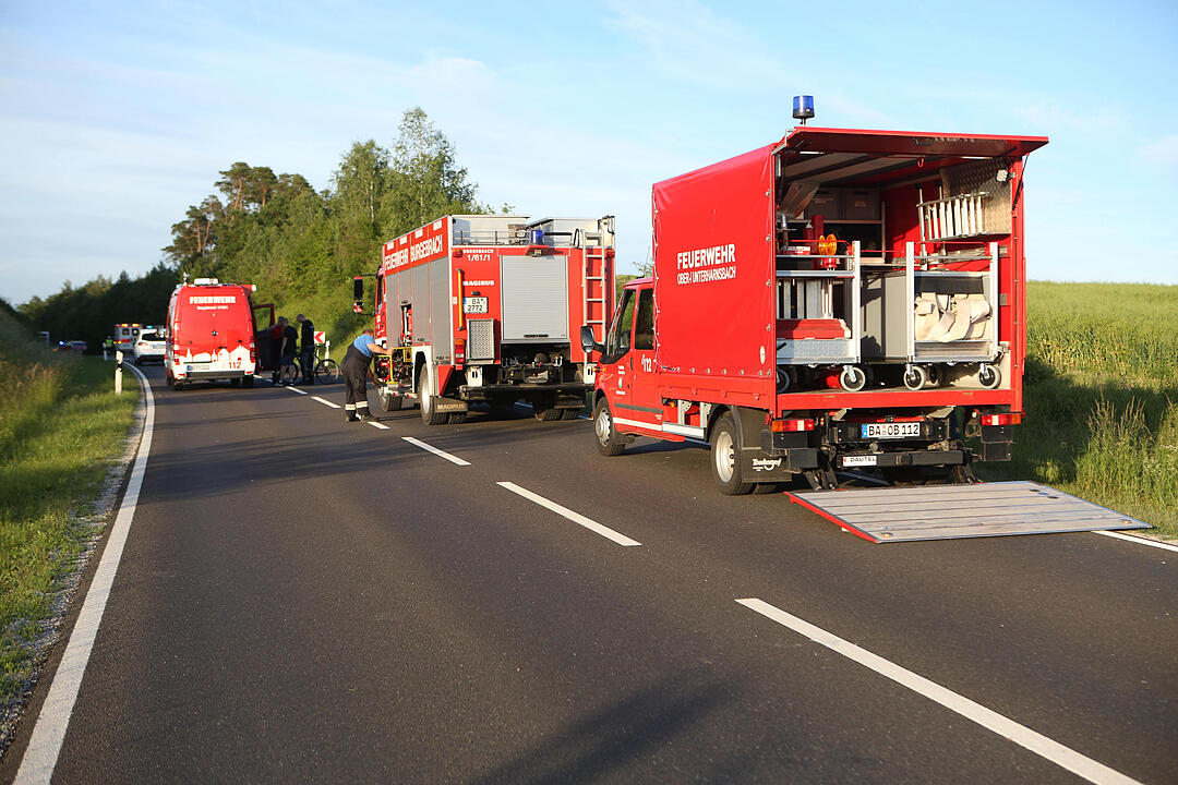 Kreis Bamberg: Biker nach Unfall in Lebensgefahr