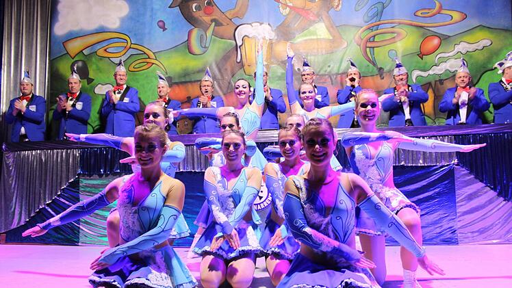 Die große Garde begeisterte mit ihrem Marschtanz.C. Reuther