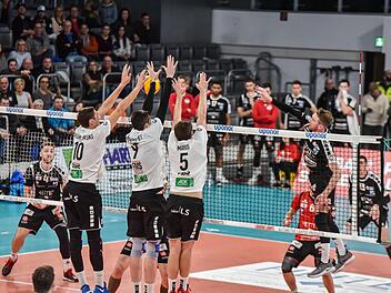 Im Februar 2019 in Bamberg: Die Sportler des TV/DJK Hammelburg traten gegen die Volleys aus Eltmann an.  Foto: Ryan Evans