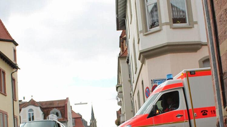 Von den BRK-Rettungskräften wird die Kreuzung Landwehr/Hartmannstraße ungern gefahren
