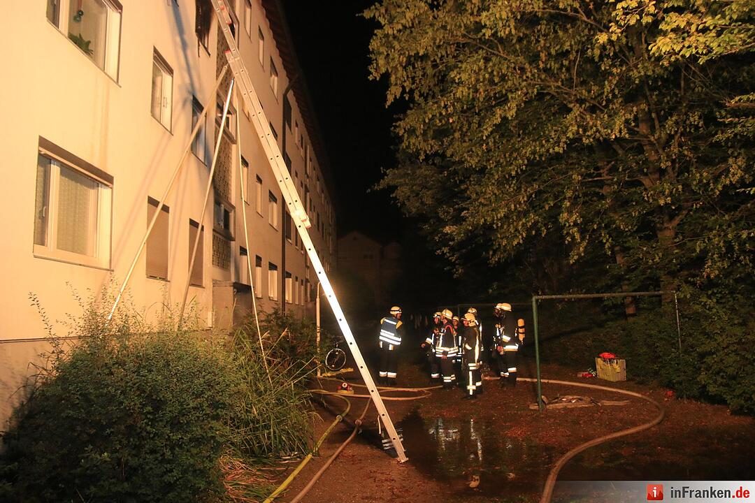 Brand in Mehrfamilienhaus in Memmelsdorf