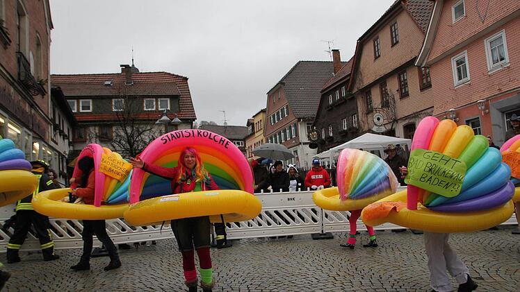 Faschingszug in Bad Brückenau 2016 Foto: Ulrike Müller