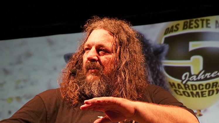 Hard-Core Comedian "Bembers" gastierte in der Stadthalle Ebermannstadt.  Josef Hofbauer