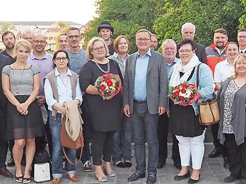 Mit einem Dankempfang würdigte Oberbürgermeister Andreas Starke die vielen Helfer, die sich für die 68. Sandkerwa eingebracht haben.  Foto: Gerhard Beck