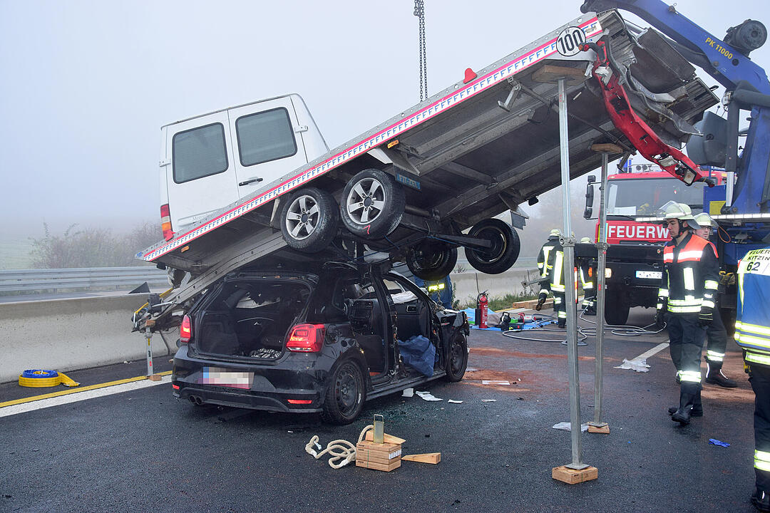 Glatteisunfall auf A 7