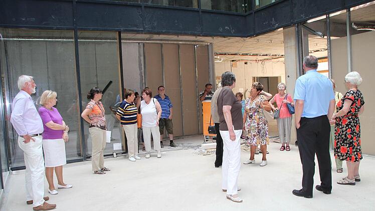 Rundgang durch Haus Waldenfels in Bad Brückenau im August 2015 Foto: Ulrike Müller