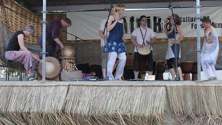 Auftakt bei den Afrika-Kulturtagen in Forchheim. Foto: Michael Memmel