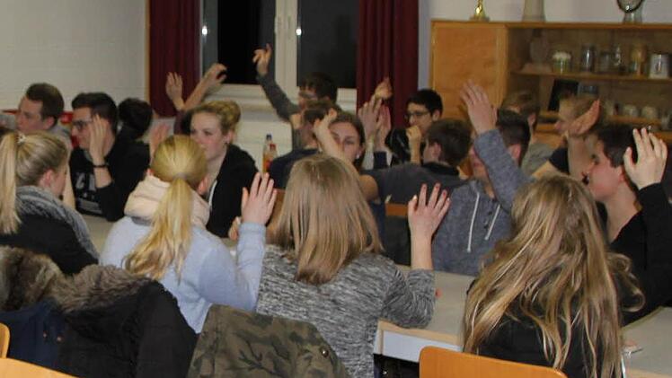 Rege Beteiligung herrschte bei der Wahl des Jugendrates Geroda-Platz. Foto: Ulrike Müller