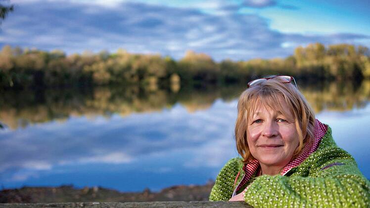 Am Hutweidsee in Redwitz findet Karin Braun Ruhe und kann Kraft für ihre vielen Kurse tanken. Tim Birkner