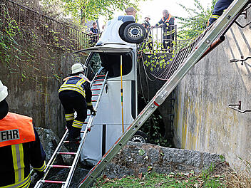 Unfall in Klingenberg am Main