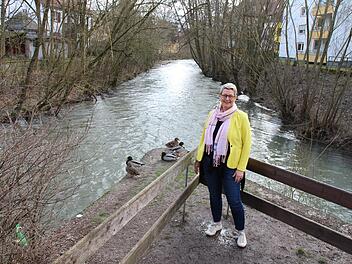 Das Coburger Eck liegt unweit der Heilig-Kreuz-Schule und ist für Martina Benzel-Weyh damit ideal für eine Pause. Foto: Ulrike Nauer