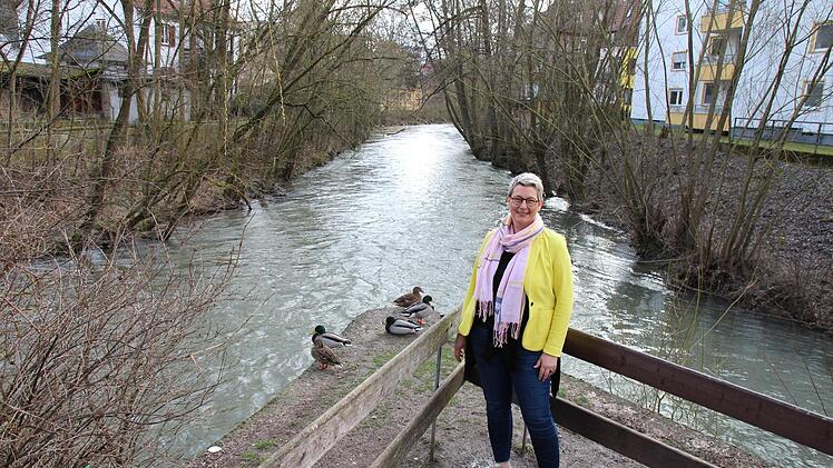 Das Coburger Eck liegt unweit der Heilig-Kreuz-Schule und ist für Martina Benzel-Weyh damit ideal für eine Pause. Foto: Ulrike Nauer
