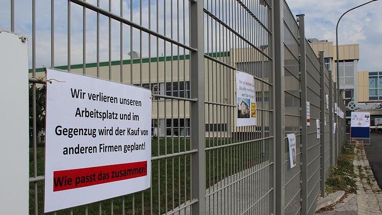 Protest-Aktionstag bei Schaeffler in Höchstadt.  Foto: Andreas Dorsch