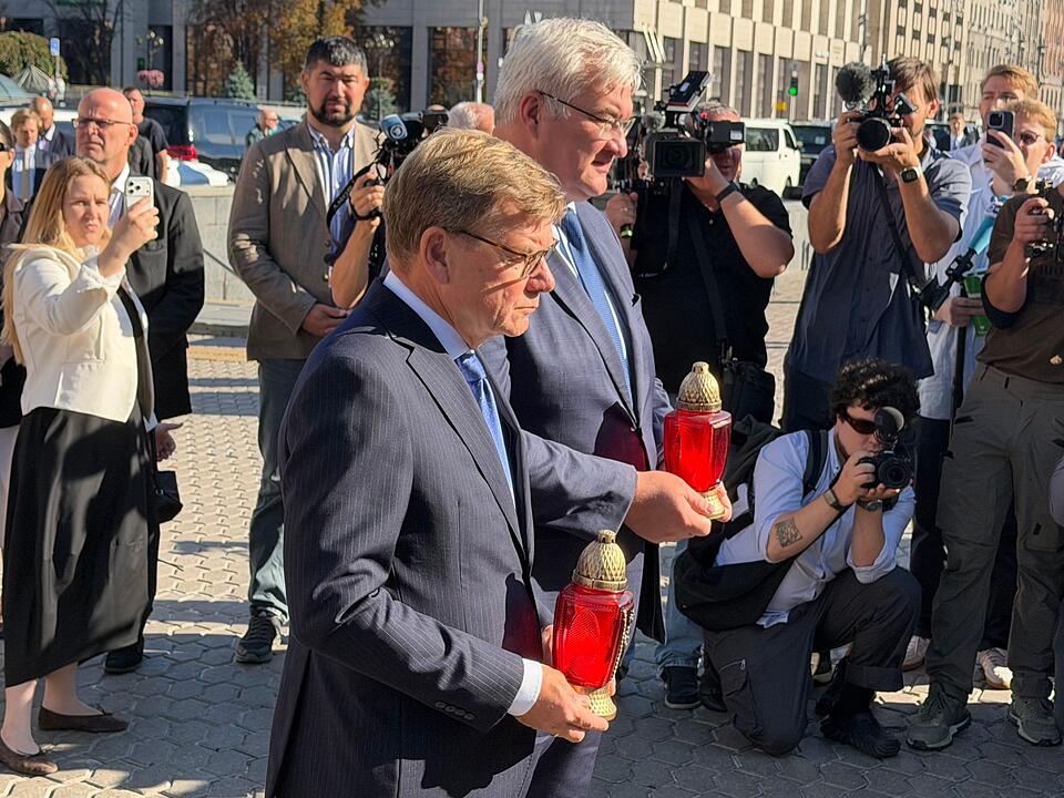 Au&szlig;enminister Wadephul besucht die Ukraine