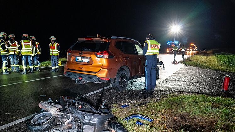Schwerer Unfall bei Rentweinsdorf: 16-Jähriger schwer verletzt