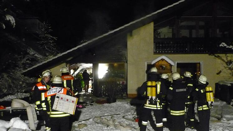 Brandeinsatz in Wallenfels. Foto: Stefan Wicklein