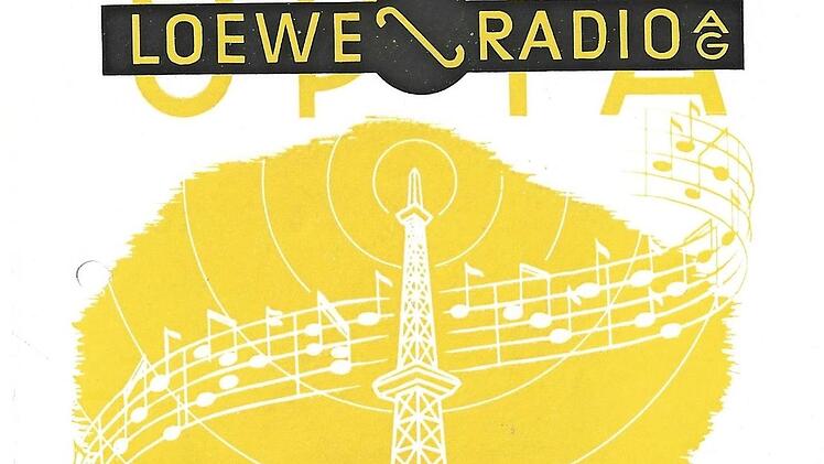 Das Radio Rheingold war der erste Erfolg des noch jungen Loewe-Werks in Kronach.  Repro: Heinz Kraus