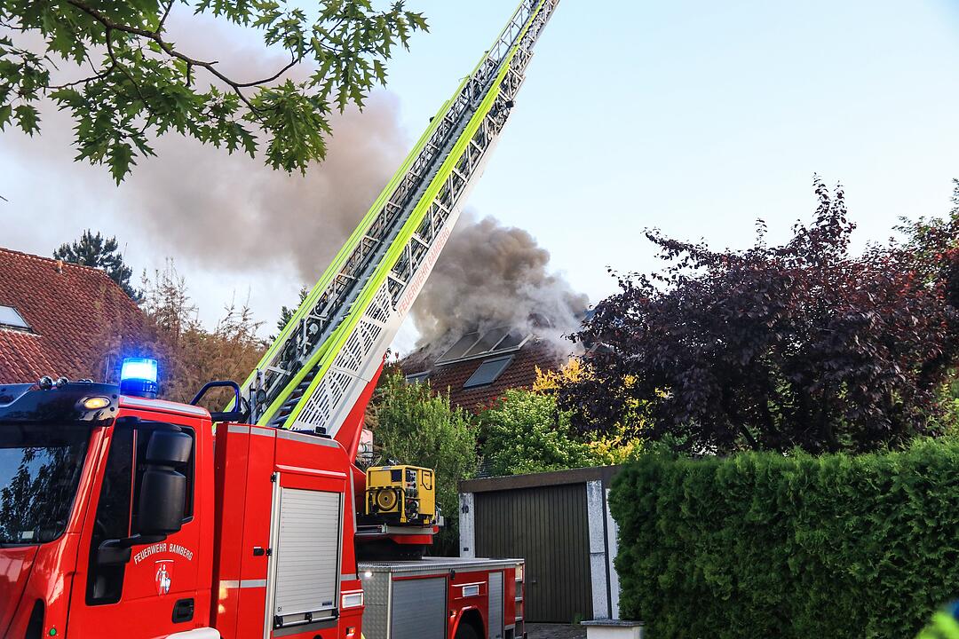 Brand in Bamberg am Pfingstmontag